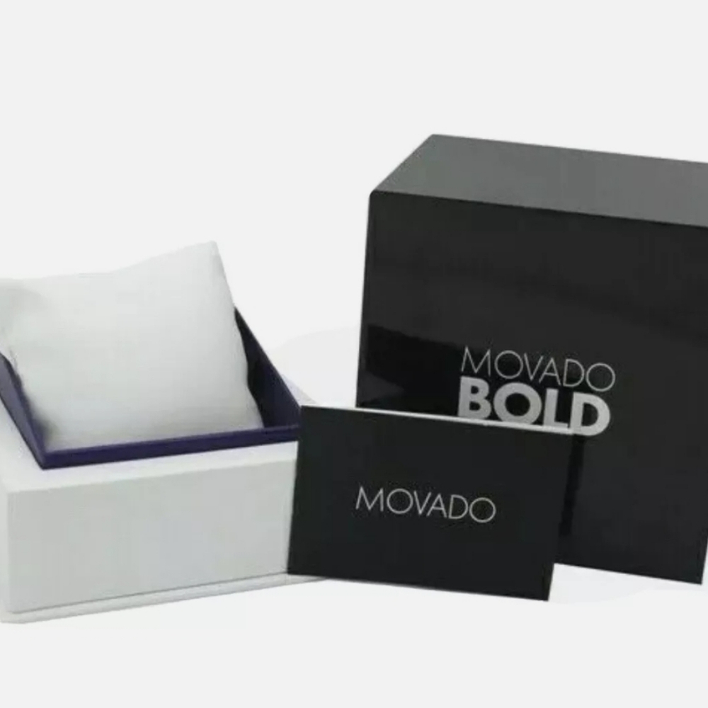 **SOLD** MOVADO BOLD 3600086 Rose Gold Stainless Steel Crystal Dot Ladies Watch - Picture 13 of 13